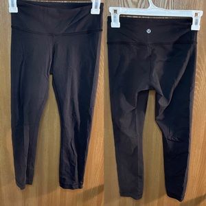 Lululemon Black Capri Leggings Size 2